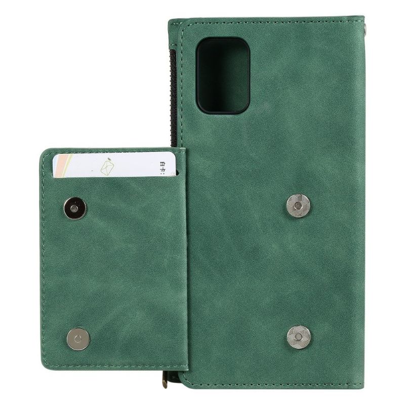 Flip Cover Xiaomi Redmi Note 10 4G / Note 10S Hemming Punge Etui Stand Funktion