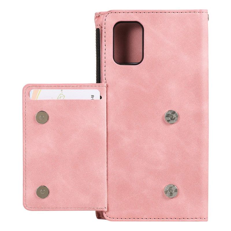 Flip Cover Xiaomi Redmi Note 10 4G / Note 10S Hemming Punge Etui Stand Funktion