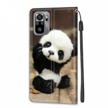 Flip Cover Xiaomi Redmi Note 10 4G / Note 10S Lille Panda