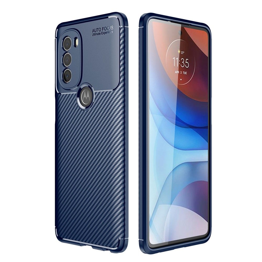 Cover Motorola Moto G71 5G Carbon Fiber Style