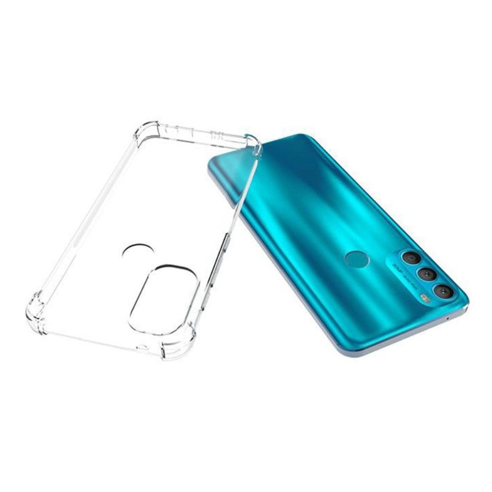 Cover Motorola Moto G71 5G Gennemsigtige Forstærkede Hjørner