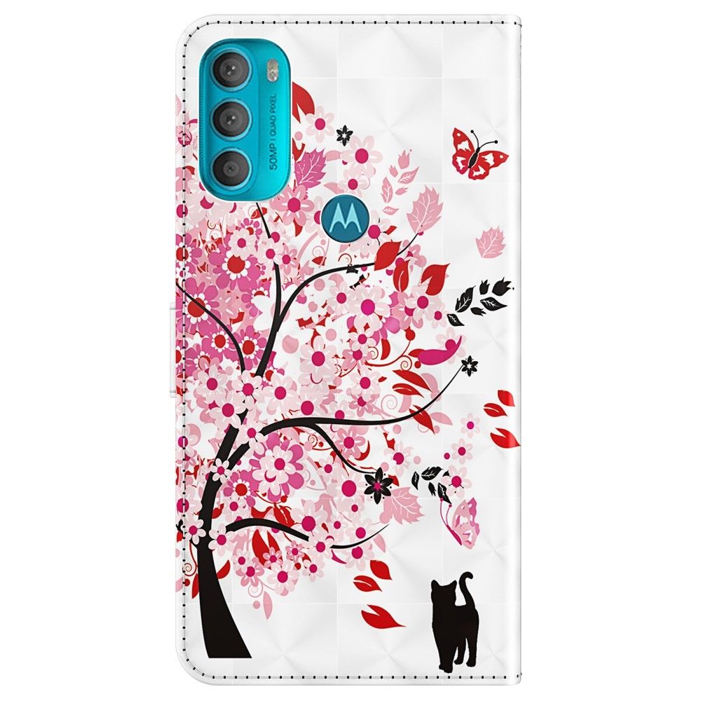 Flip Cover Motorola Moto G71 5G Blomstertræ