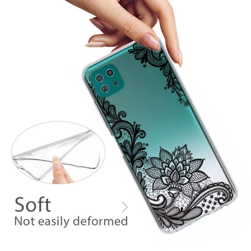 Cover Samsung Galaxy A22 5G Anti-fald Blomsterblonde