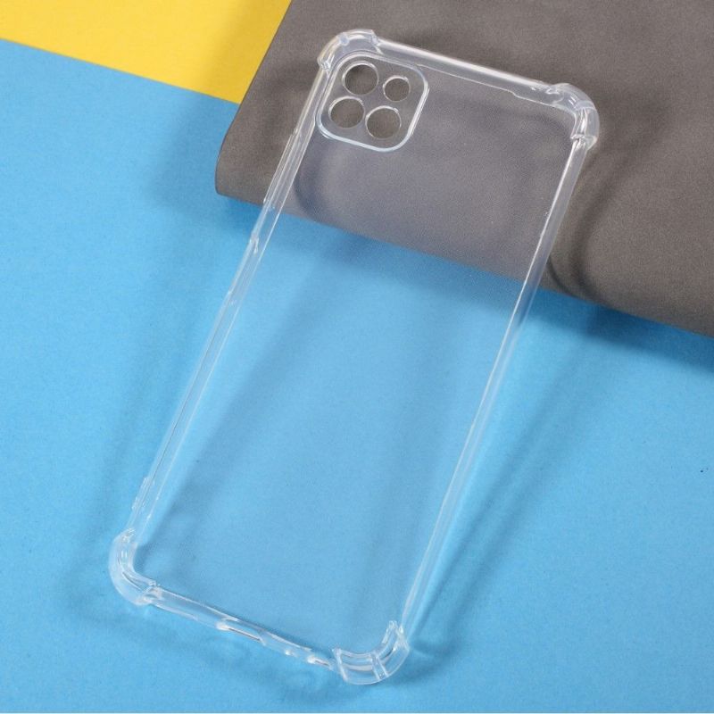 Cover Samsung Galaxy A22 5G Anti-fald Gennemsigtige Forstærkede Hjørner