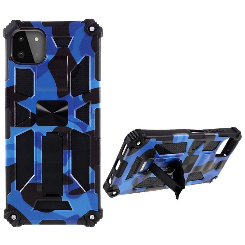 Cover Samsung Galaxy A22 5G Anti-fald Militær Camouflage Support Funktion