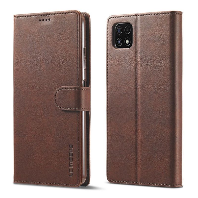 Etui Samsung Galaxy A22 5G Flip Cover Lædereffekt Lc.imeeke