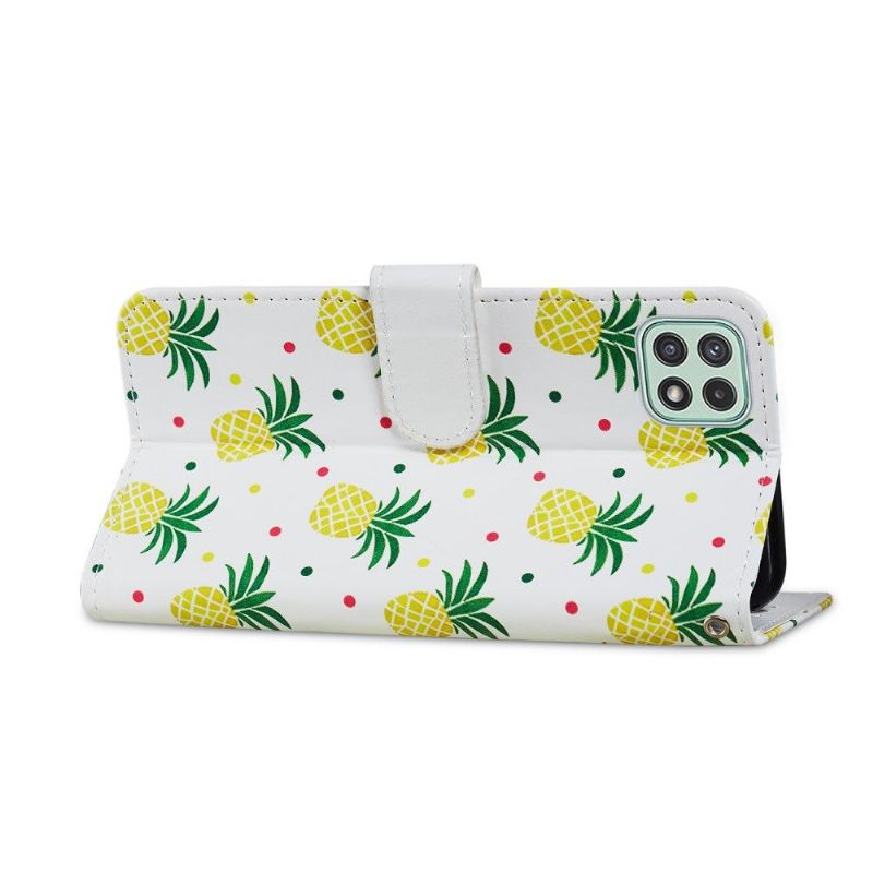 Flip Cover Samsung Galaxy A22 5G Ananas