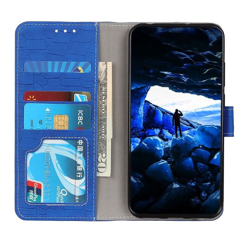 Flip Cover Samsung Galaxy A22 5G Anti-fald Kunstkrokodillelæder