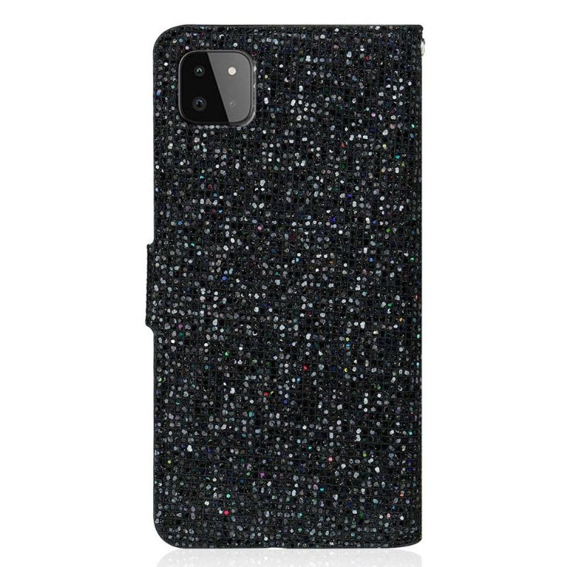 Flip Cover Samsung Galaxy A22 5G Glitterkortholder