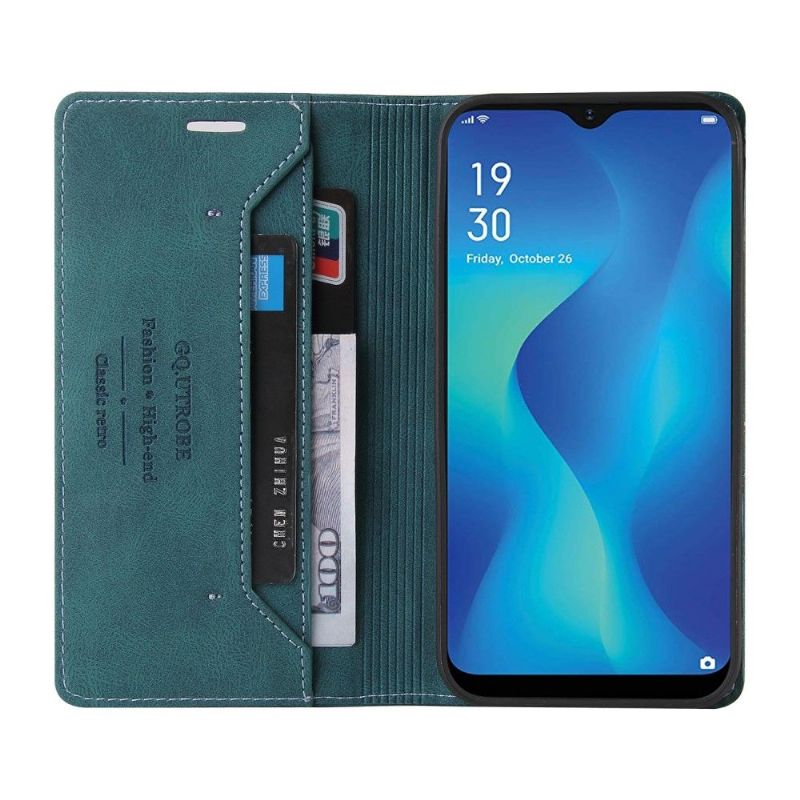 Flip Cover Samsung Galaxy A22 5G Hemming Gq.utrobe Kunstlæder Retro