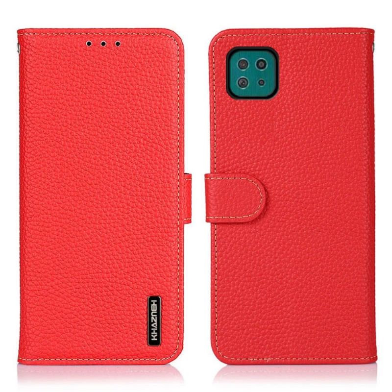 Flip Cover Samsung Galaxy A22 5G Khazneh Kornet Læder