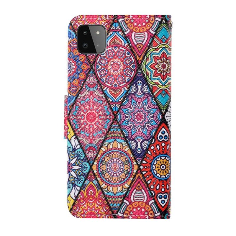 Flip Cover Samsung Galaxy A22 5G Mandala Kalejdoskop