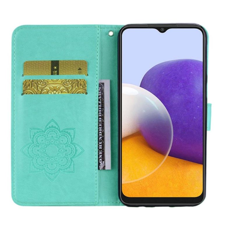 Flip Cover Samsung Galaxy A22 5G Præget Ugle