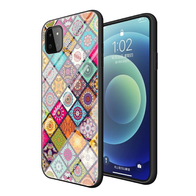 Mobilcover Samsung Galaxy A22 5G Mandala Kalejdoskop Med Stand