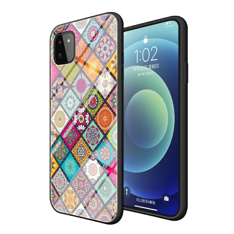 Mobilcover Samsung Galaxy A22 5G Mandala Kalejdoskop Med Stand