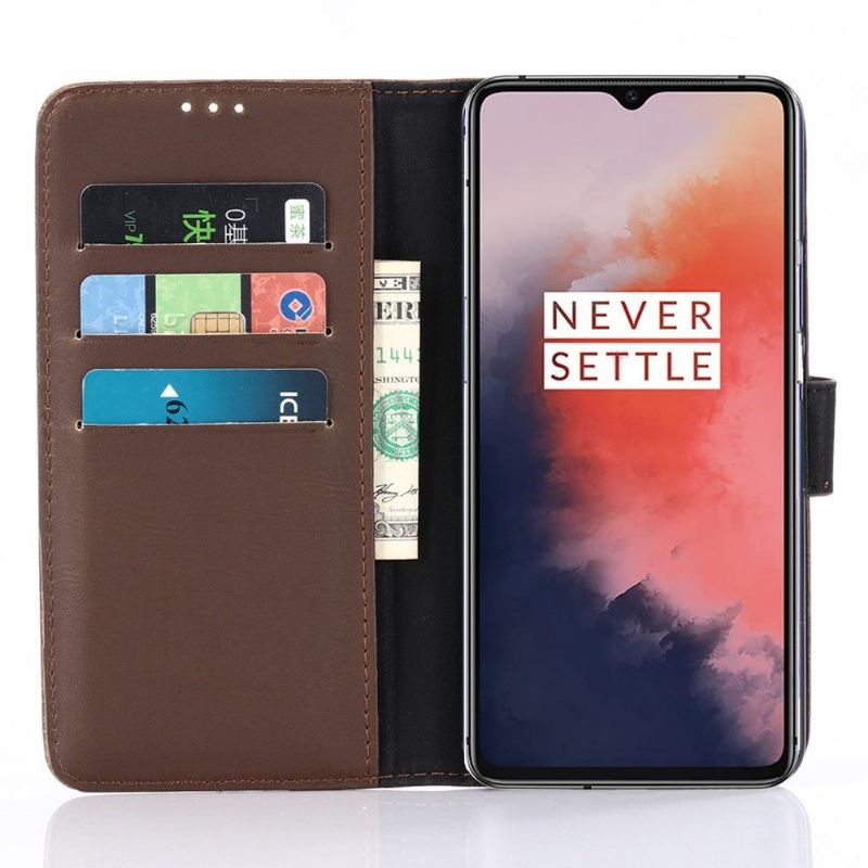 Læder Cover OnePlus 7T Original Retro Kunstlæder