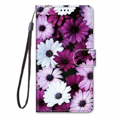 Flip Cover Xiaomi 13 Blomster Med Rem