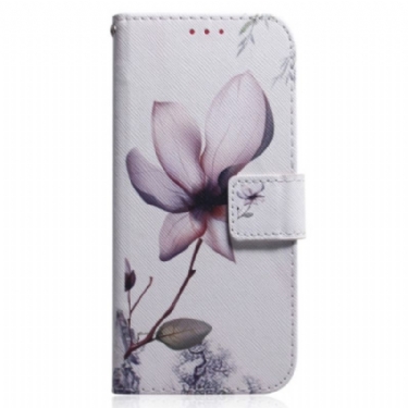 Flip Cover Xiaomi 13 Med Snor Strappy Rose Flower