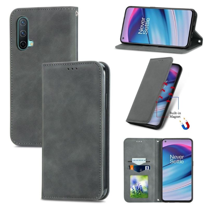 Flip Cover OnePlus Nord CE 5G Business Retro