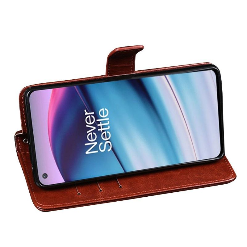 Flip Cover OnePlus Nord CE 5G Læder Cover Idewei Folio Lædereffekt