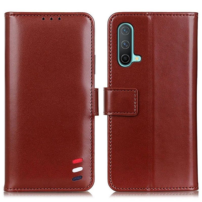 Læder Cover OnePlus Nord CE 5G Melody Leather Effect Support Funktion