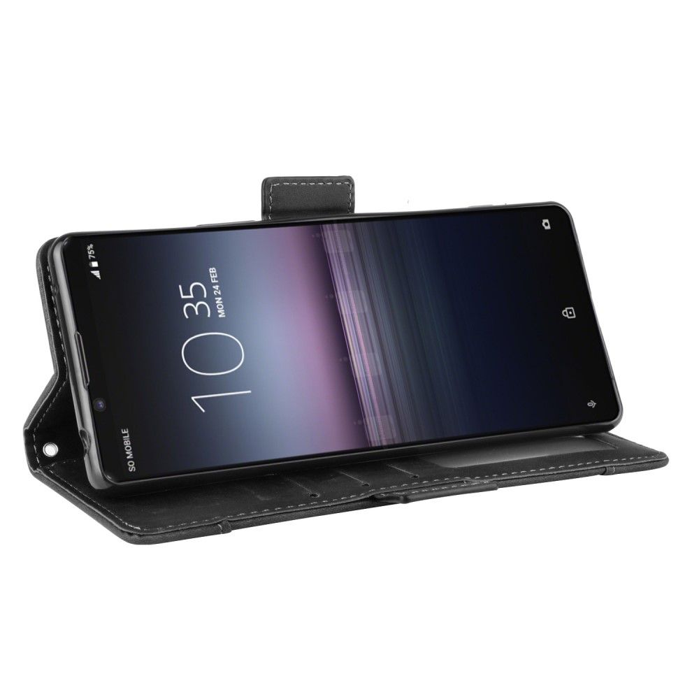 Flip Cover Sony Xperia 5 II Premium Med Kortholder