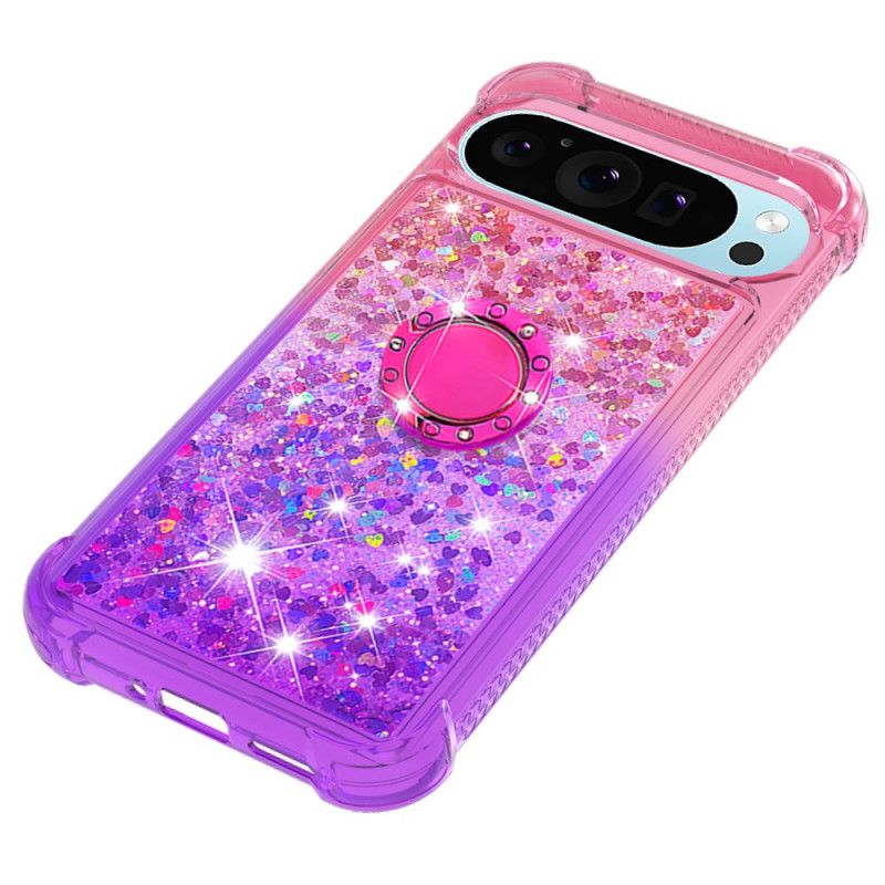 Cover Google Pixel 9 Pro Xl Glitter Gradient Support Ring