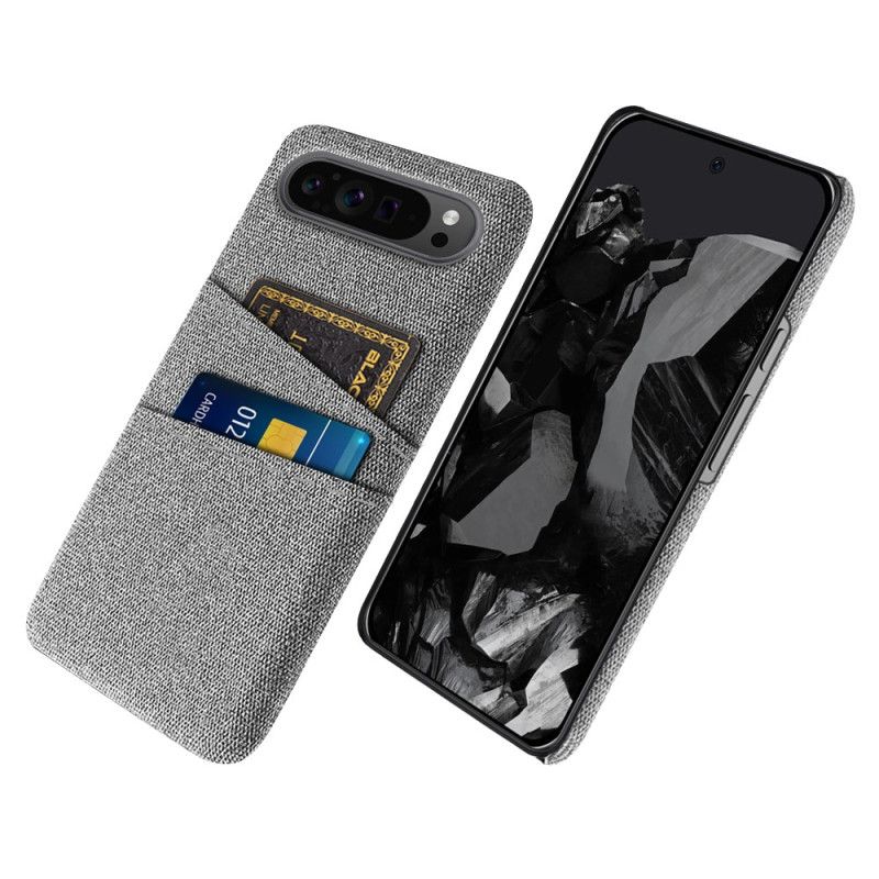 Cover Google Pixel 9 Pro Xl Stof Dobbelt Kortholder