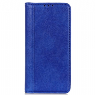 Læder Cover Google Pixel 9 Pro Xl Telefon Etui Litchi Texture Split Læder