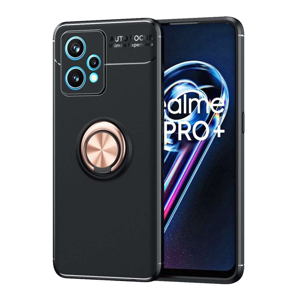 Cover Realme 9 Pro Plus Silikone Med Roterende Støtte