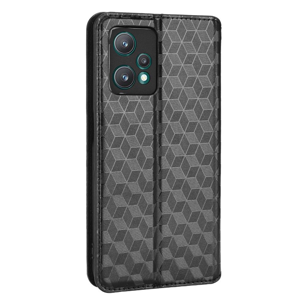 Læder Cover Realme 9 Pro Plus Flip Cover Designgeometri