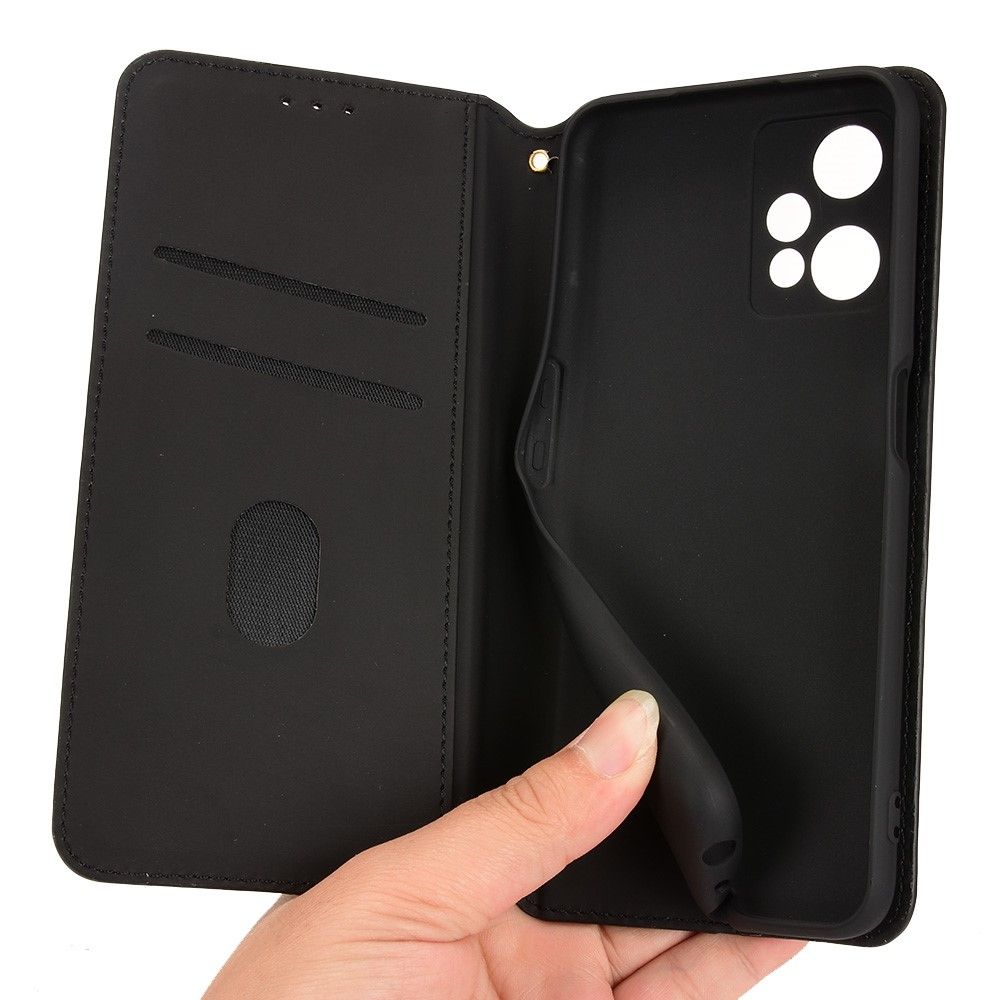 Læder Cover Realme 9 Pro Plus Flip Cover Designgeometri