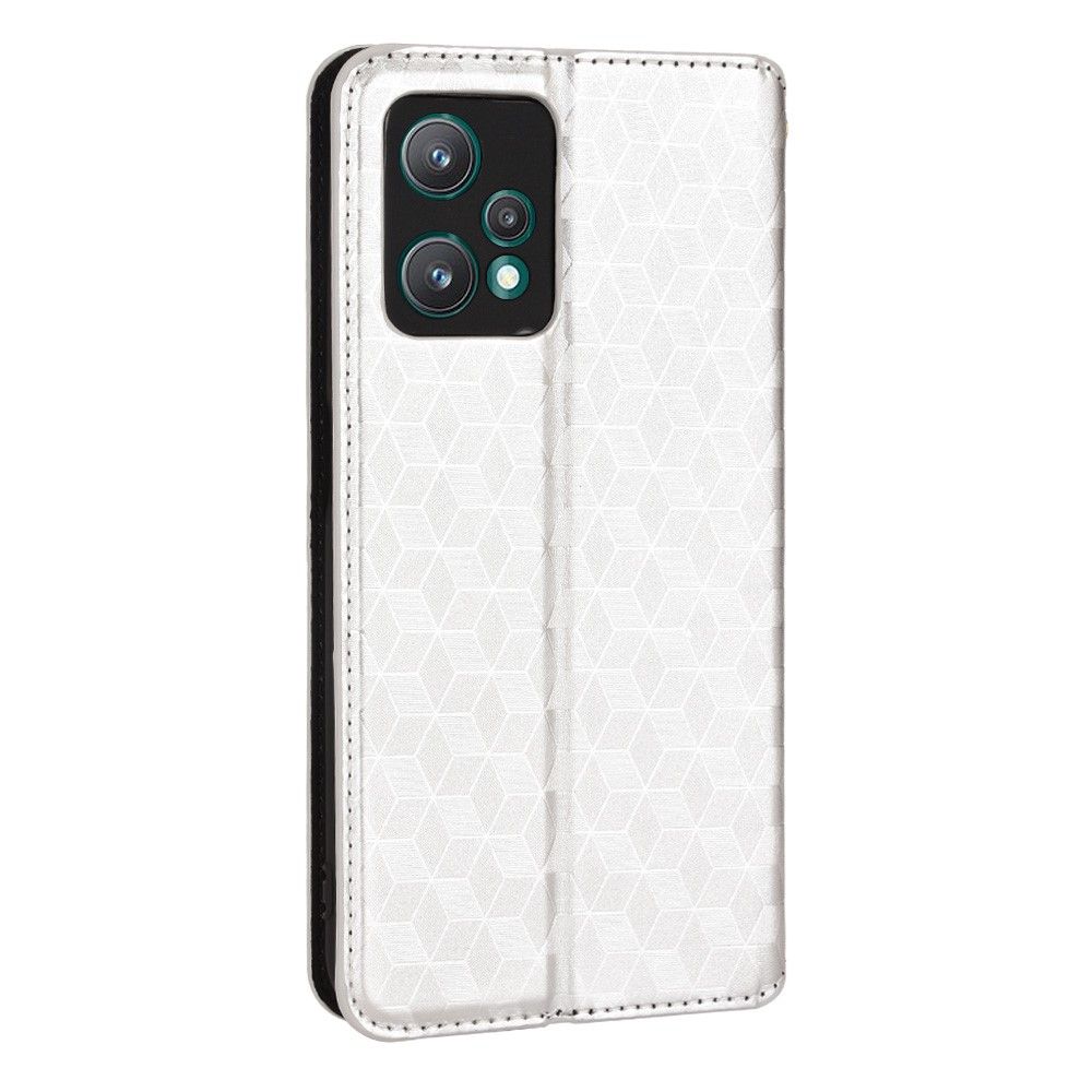 Læder Cover Realme 9 Pro Plus Flip Cover Designgeometri