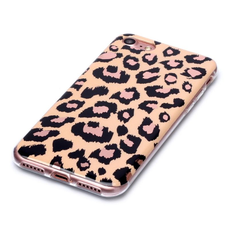 Cover iPhone SE 2022 Anti-fald I Gel Leopard