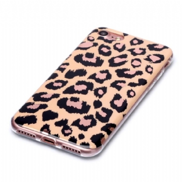 Cover iPhone SE 2022 Anti-fald I Gel Leopard