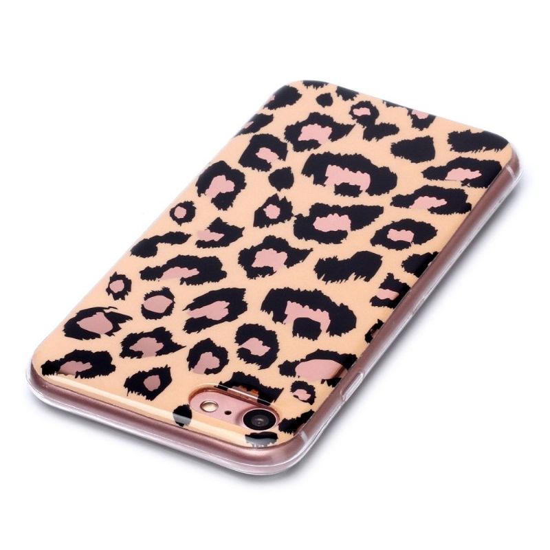 Cover iPhone SE 2022 Anti-fald I Gel Leopard