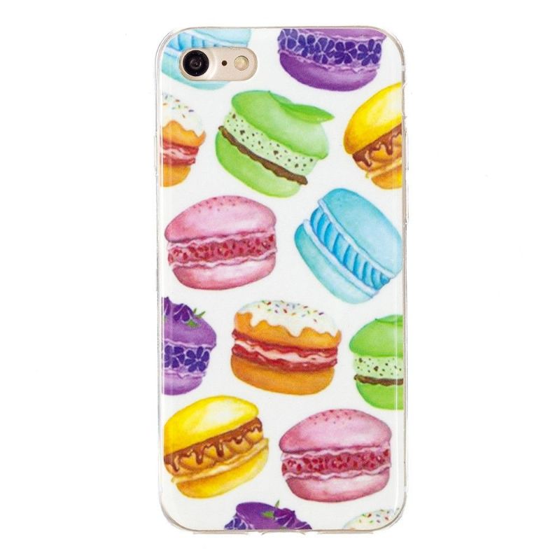 Cover iPhone SE 2022 Fluorescerende Macarons