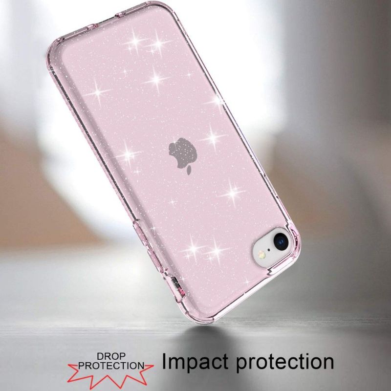 Cover iPhone SE 2022 Glitrende Pailletter