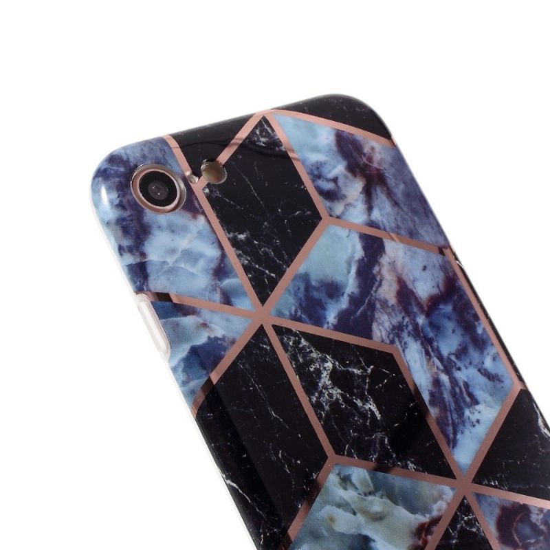 Cover iPhone SE 2022 Marmor Geometrisk Mønster