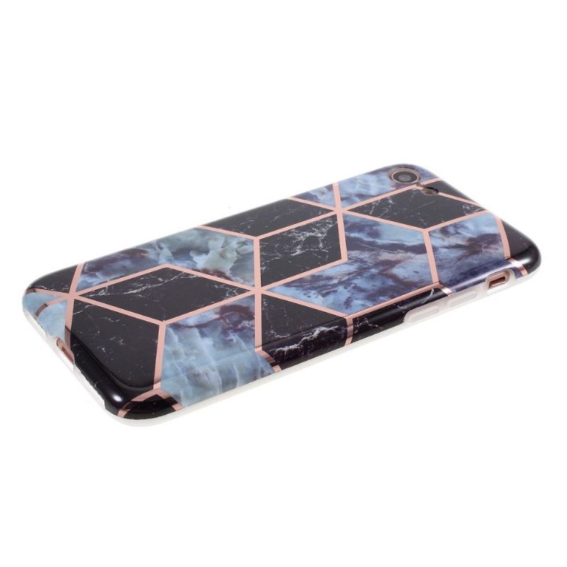 Cover iPhone SE 2022 Marmor Geometrisk Mønster