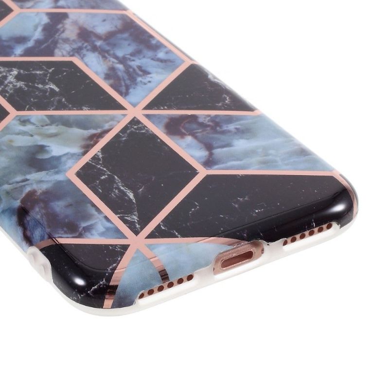 Cover iPhone SE 2022 Marmor Geometrisk Mønster