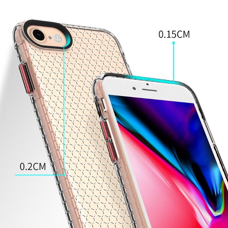 Cover iPhone SE 2022 Silikone Honeycomb