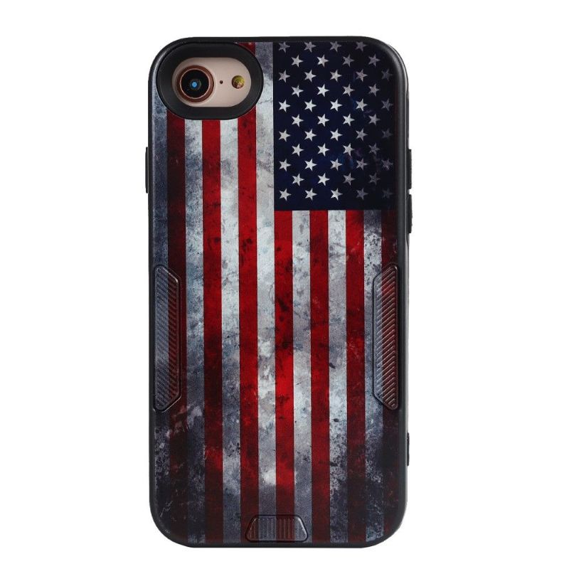 Cover iPhone SE 2022 Vintage Amerikansk Flag