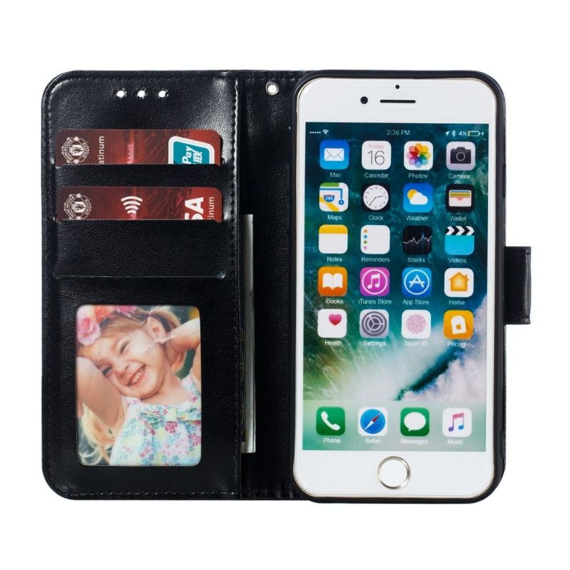 Etui iPhone SE 2022 Flip Cover Med Mandalarem