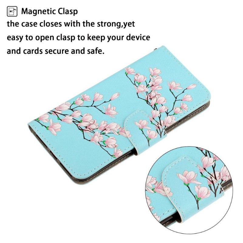 Flip Cover iPhone SE 2022 Blomstrende Grene