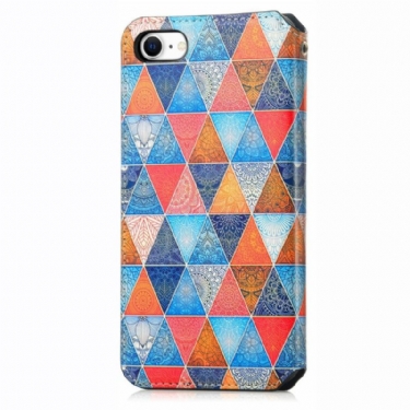 Flip Cover iPhone SE 2022 Mandala Kalejdoskop