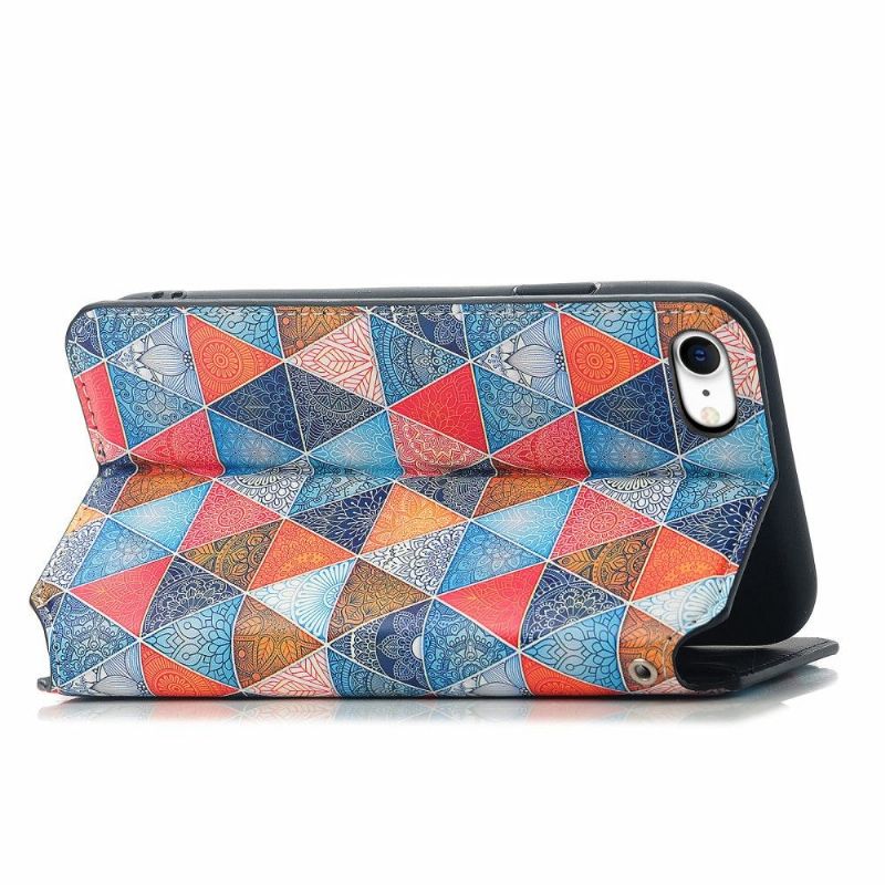 Flip Cover iPhone SE 2022 Mandala Kalejdoskop