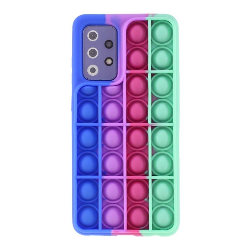 Cover Samsung Galaxy A72 4G / A72 5G Pop It Fidget Legetøj - Flerfarvet