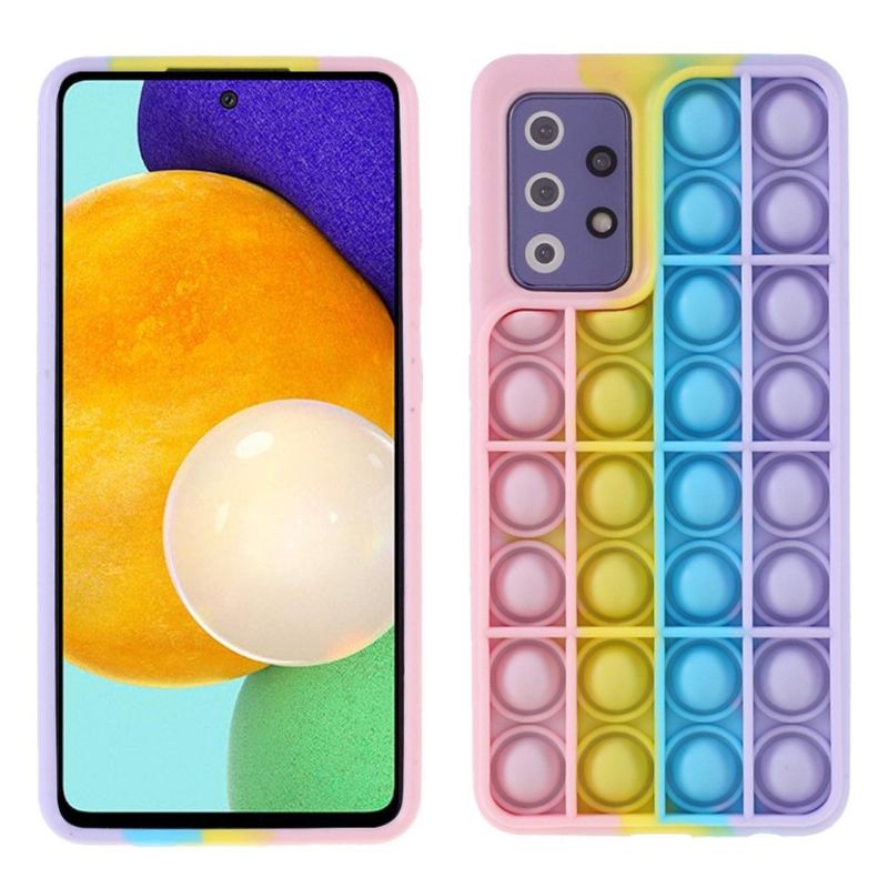 Cover Samsung Galaxy A72 4G / A72 5G Pop It Fidget Legetøj - Flerfarvet