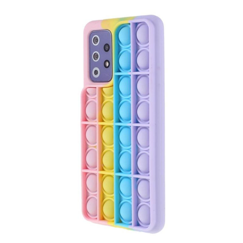 Cover Samsung Galaxy A72 4G / A72 5G Pop It Fidget Legetøj - Flerfarvet